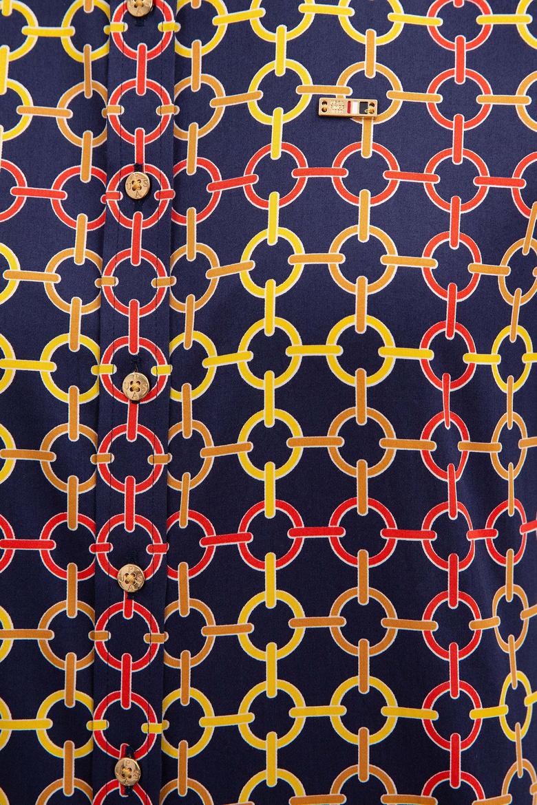 Kadın Lacivert Gömlek Uzunkol - 50218692007