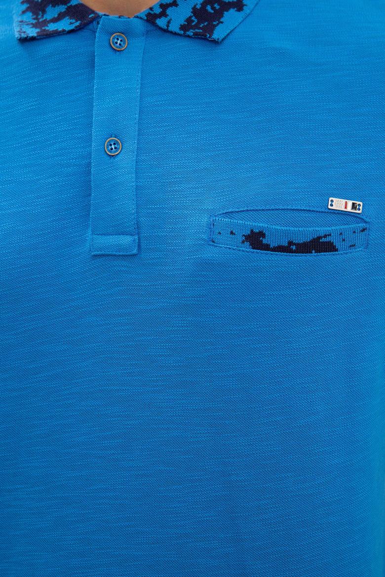 Erkek Kobalt Mavi Tişört - 50219177030