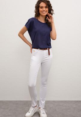 Kadın Beyaz Pantolon - 50222842025