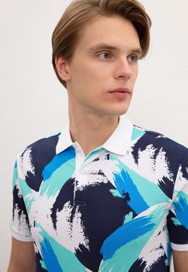 Erkek Beyaz Polo Yaka Tişört - 50218409006