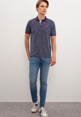 Erkek Lacivert Polo Yaka T-Shirt - 50219132015