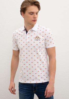 Erkek Beyaz Polo Yaka T-Shirt - 50219234003