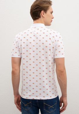 Erkek Beyaz Polo Yaka T-Shirt - 50219234003