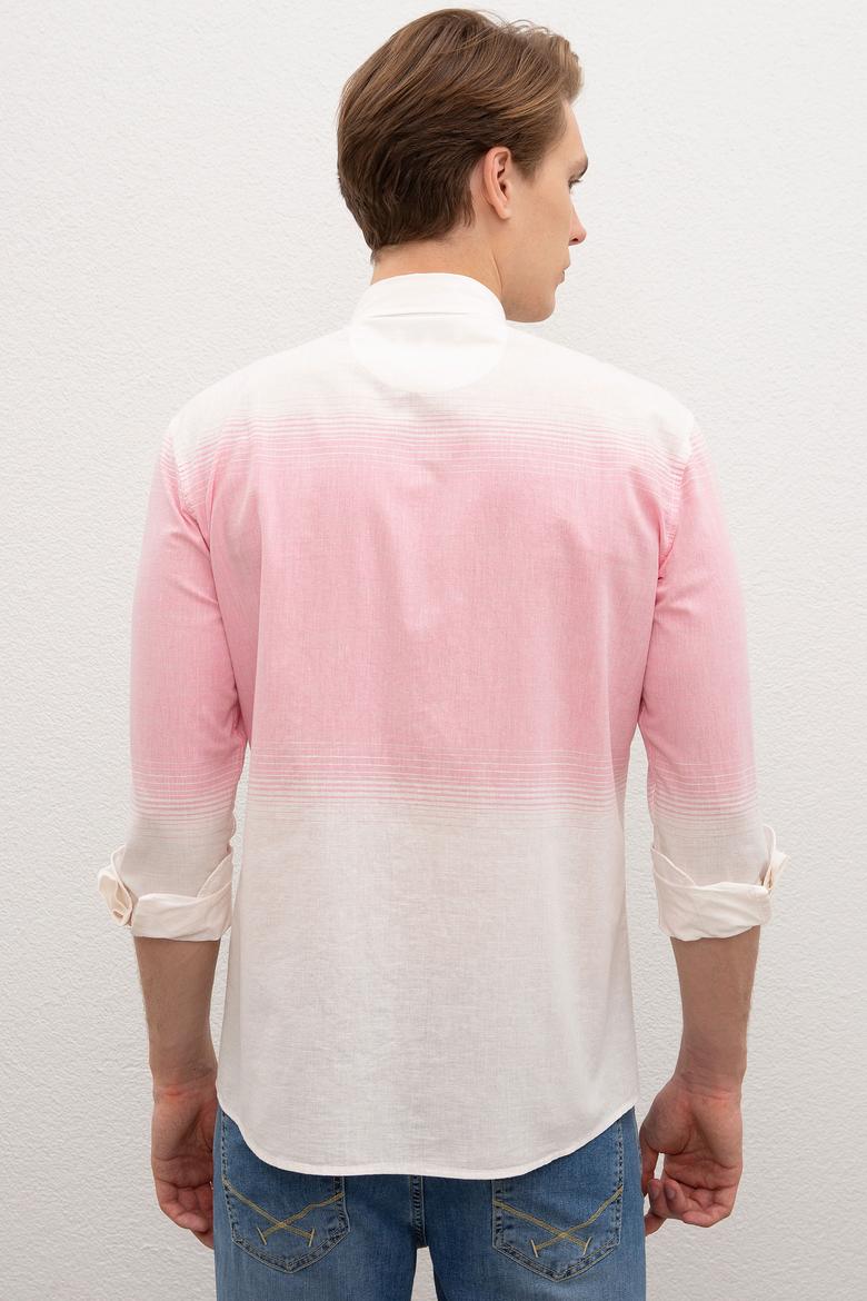 Erkek Pembe Gömlek Uzunkol - 50218684010