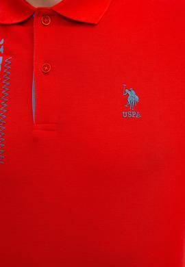 Erkek Açık Kırmızı Polo Yaka T-Shirt - 50219202055