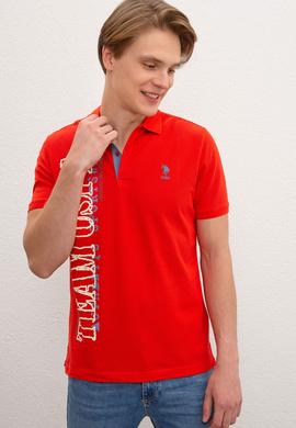 Erkek Açık Kırmızı Polo Yaka T-Shirt - 50219202055