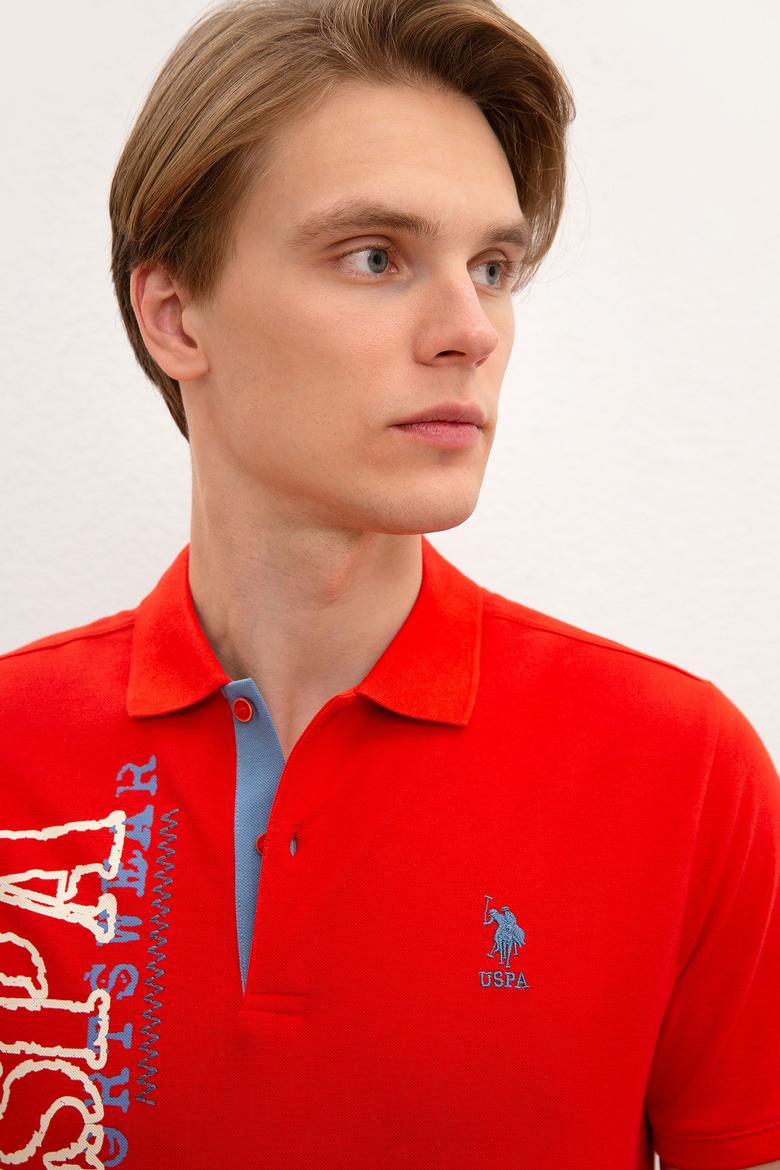 Erkek Açık Kırmızı Polo Yaka T-Shirt - 50219202055