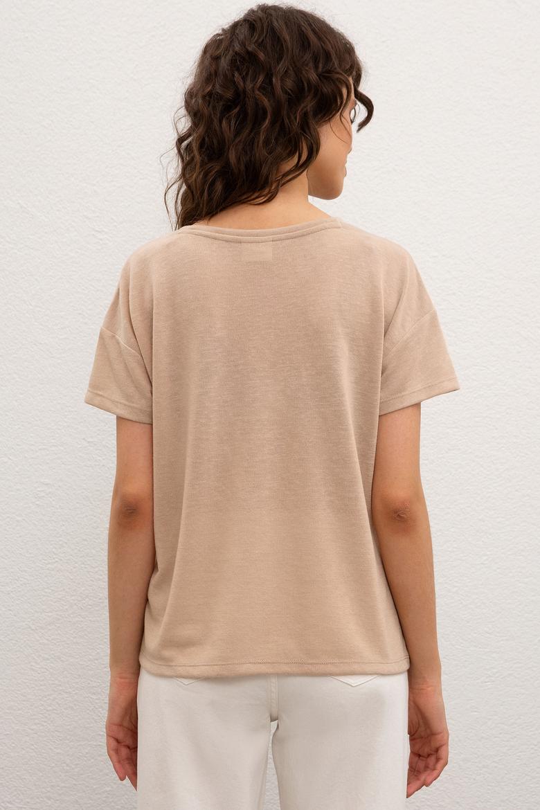 Kadın Çok Renkli Tişört - 50218040014