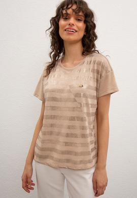 Kadın Çok Renkli Tişört - 50218040014