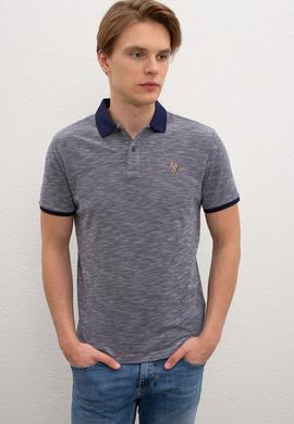 Erkek Lacivert Polo Yaka Tişört - 50218573010