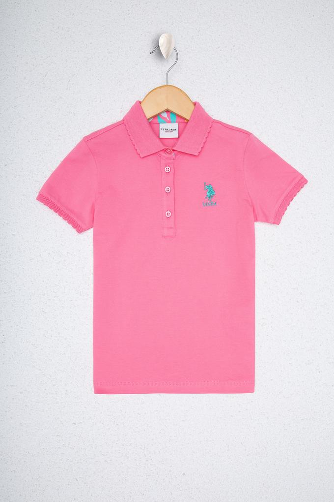 Kız Çocuk Pembe Tişört Basic