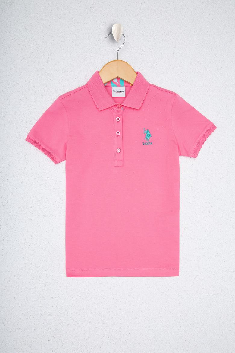 Kız Çocuk Pembe Tişört Basic