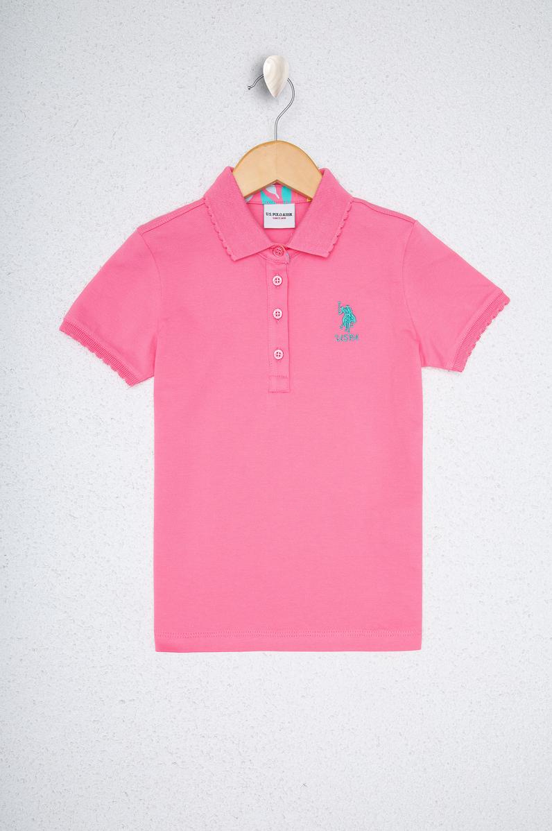 Kız Çocuk Pembe Tişört Basic