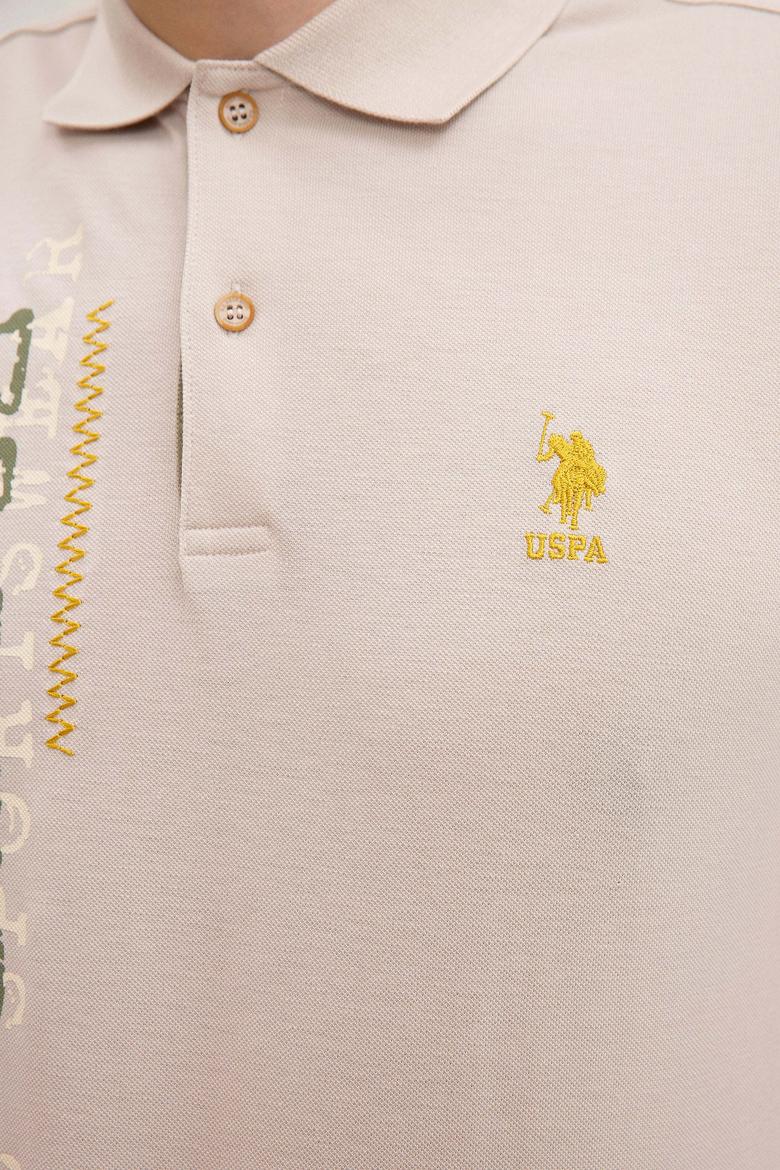 Erkek Taş Polo Yaka T-Shirt - 50219202045