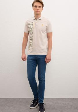 Erkek Taş Polo Yaka T-Shirt - 50219202045