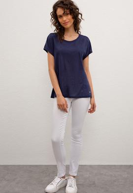 Kadın Lacivert Tişört - 50219292013