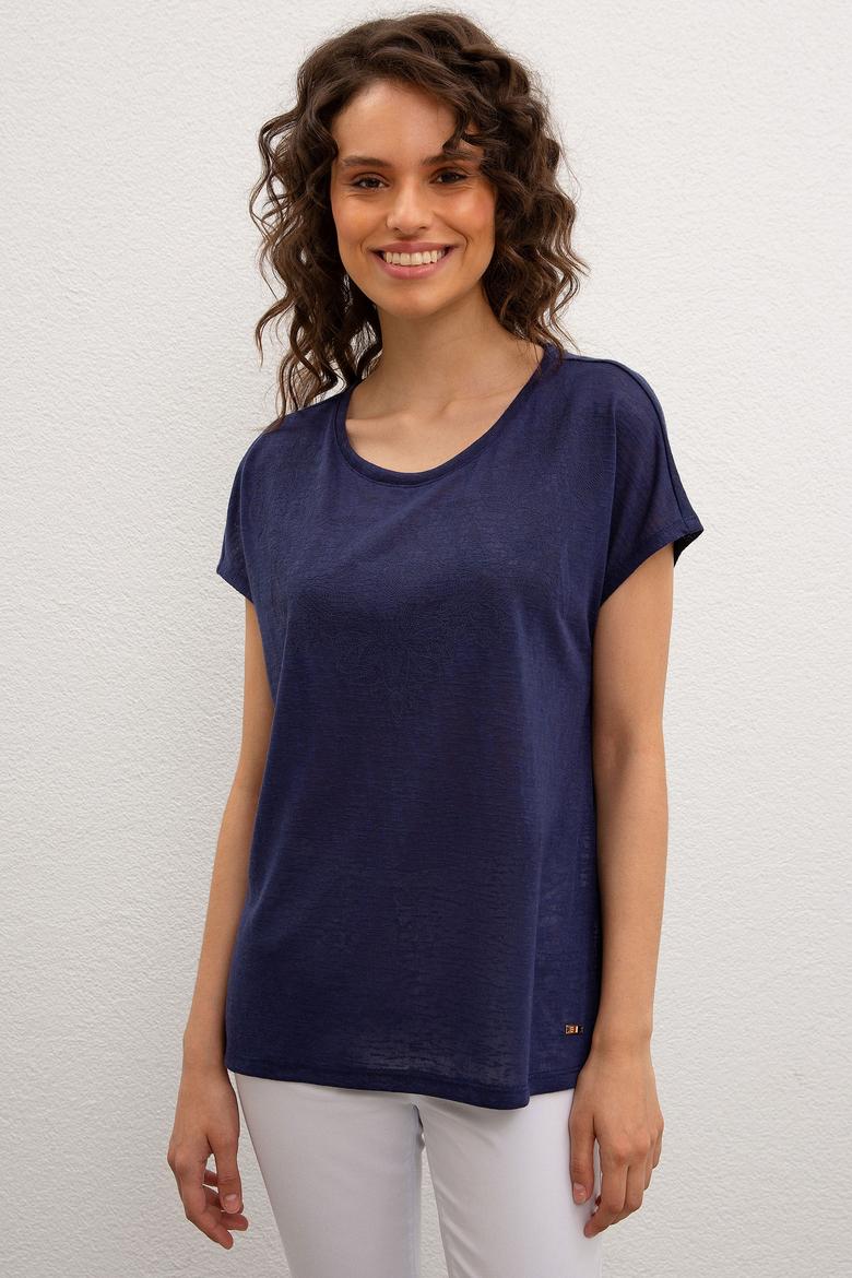 Kadın Lacivert Tişört