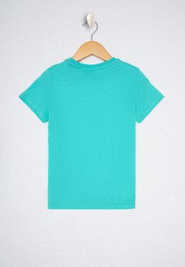 Erkek Çocuk Yeşil Bisiklet Yaka Tişört - 50218039047