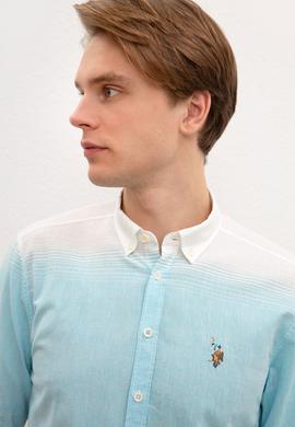 Erkek Mavi Gömlek Uzunkol - 50218684002