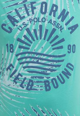 Erkek Mint Yeşili Bisiklet Yaka T-Shirt - 50219195024