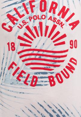 Erkek Beyaz Bisiklet Yaka T-Shirt - 50219195013