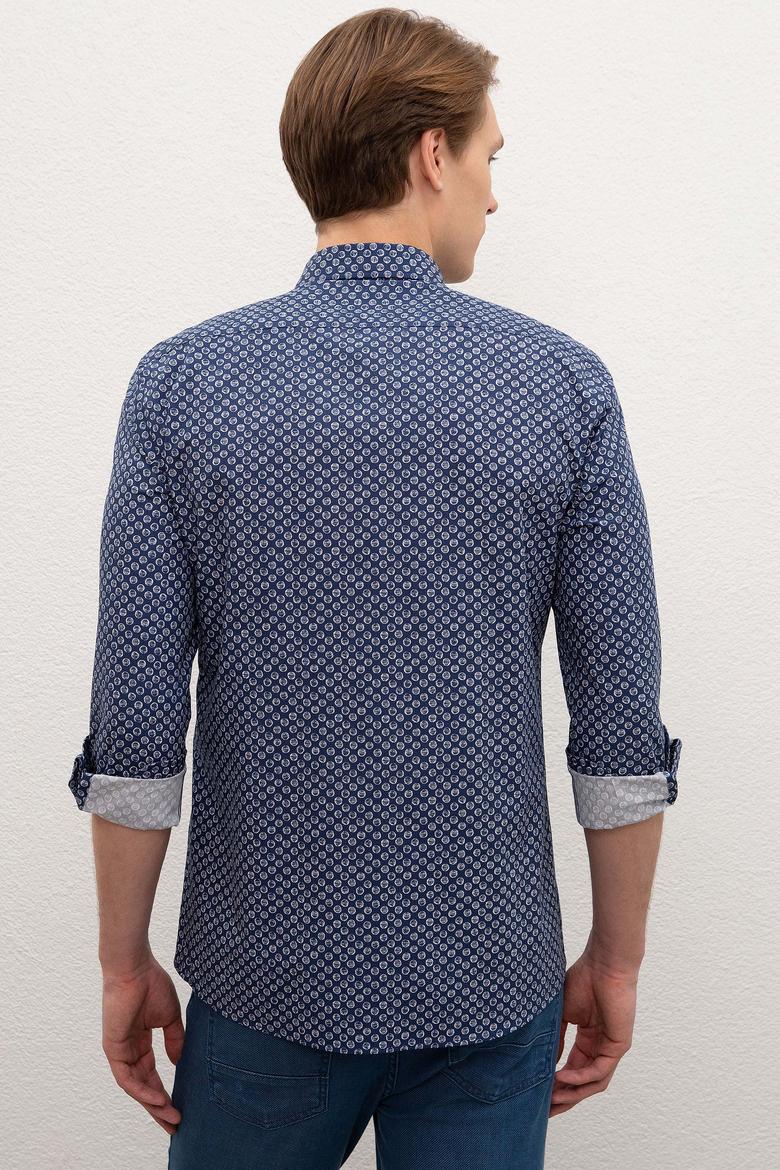 Erkek Lacivert Gömlek Uzunkol - 50219552009