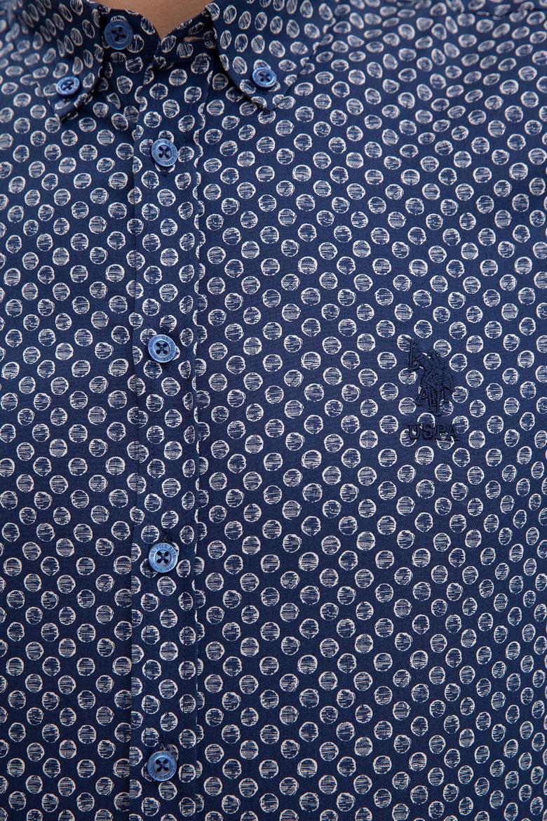 Erkek Lacivert Gömlek Uzunkol - 50219552009