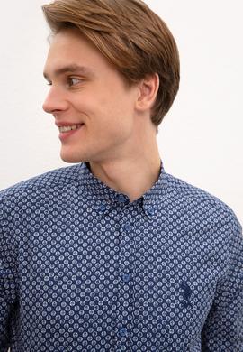 Erkek Lacivert Gömlek Uzunkol - 50219552009