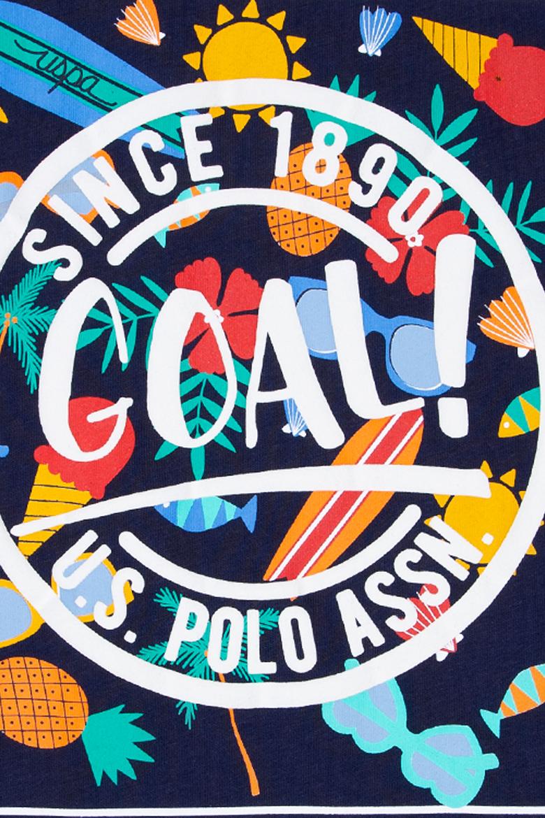 Çocuk Lacivert Bisiklet Yaka Tişört - 50220305001