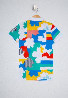 Erkek Çocuk Beyaz Polo Yaka Tişört - 50220312002