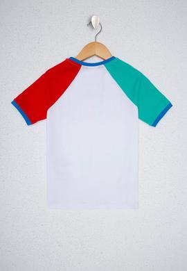 Çocuk Beyaz Bisiklet Yaka Tişört - 50220316001