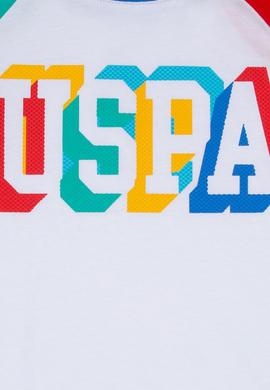 Çocuk Beyaz Bisiklet Yaka Tişört - 50220316001