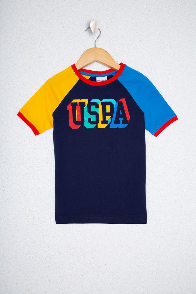 Çocuk Lacivert Bisiklet Yaka Tişört