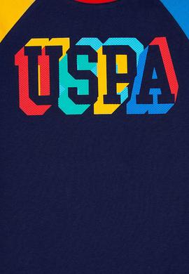 Çocuk Lacivert Bisiklet Yaka Tişört - 50220316013