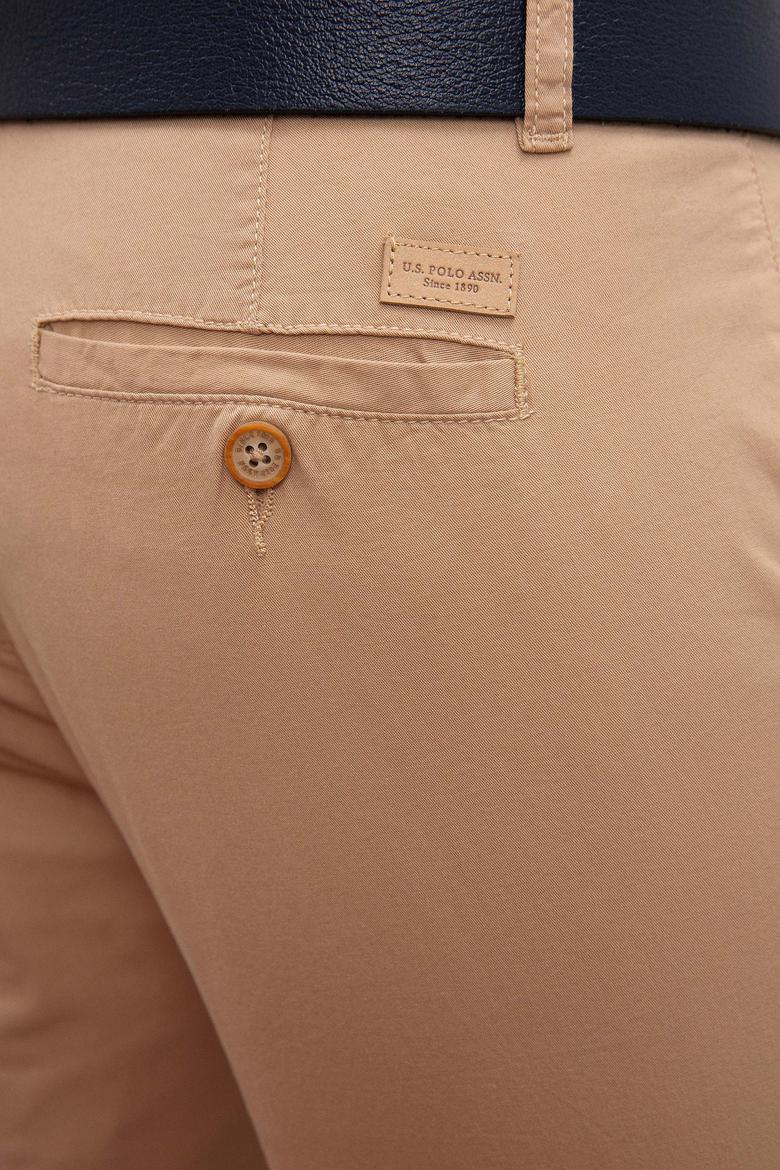 Erkek Beyaz Dokuma Bermuda Capri - 50222662027