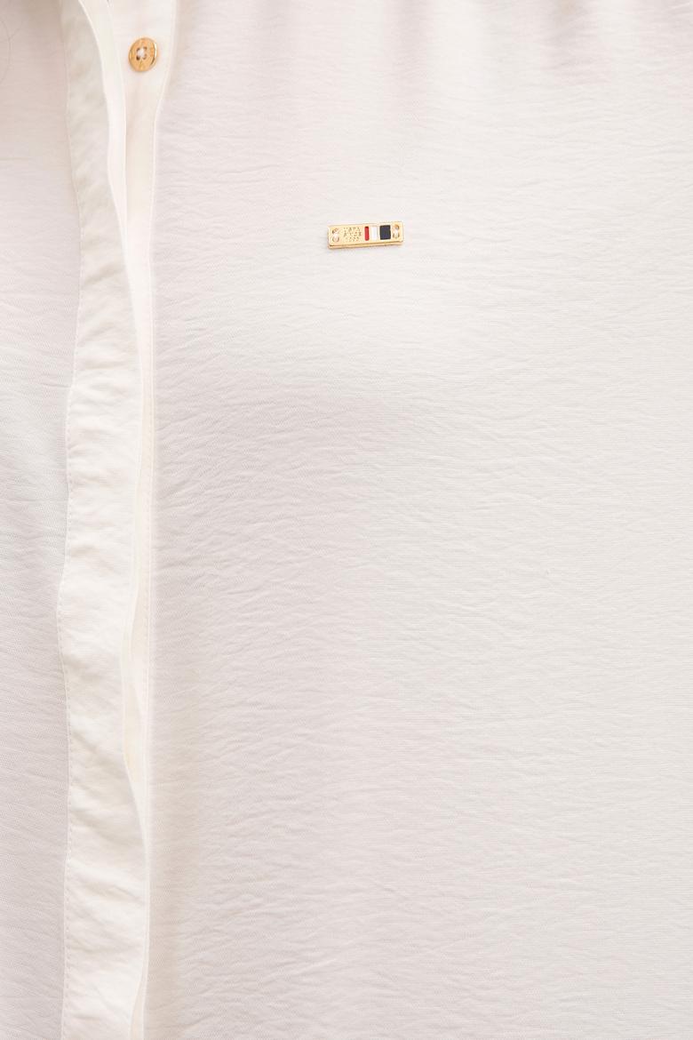 Kadın Beyaz Gömlek Uzunkol - 50218926015