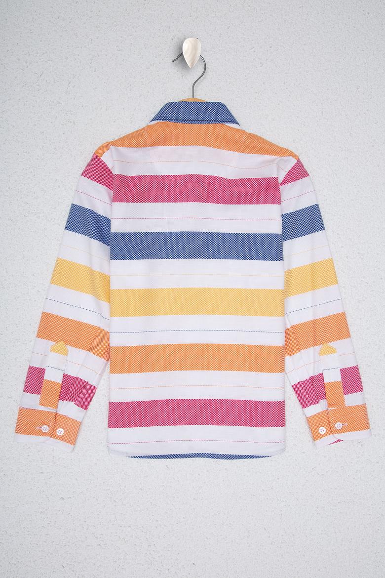 Erkek Çocuk Nar Çiçeği Uzun Kollu Gömlek - 50219420001