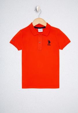 Erkek Çocuk Kırmızı Polo Yaka Tişört - 50222608047