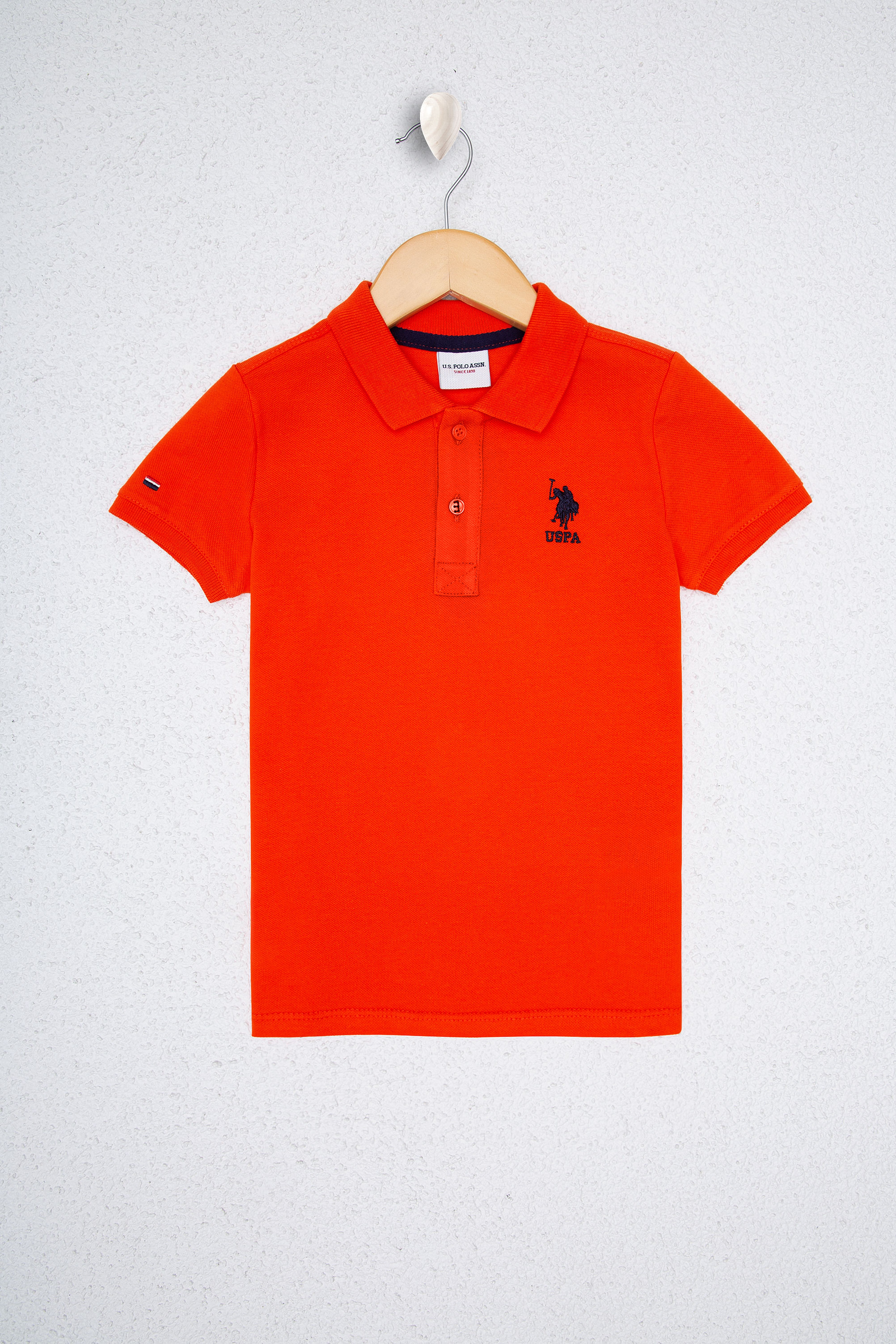 Erkek Çocuk Kırmızı Polo Yaka Tişört - Image 1