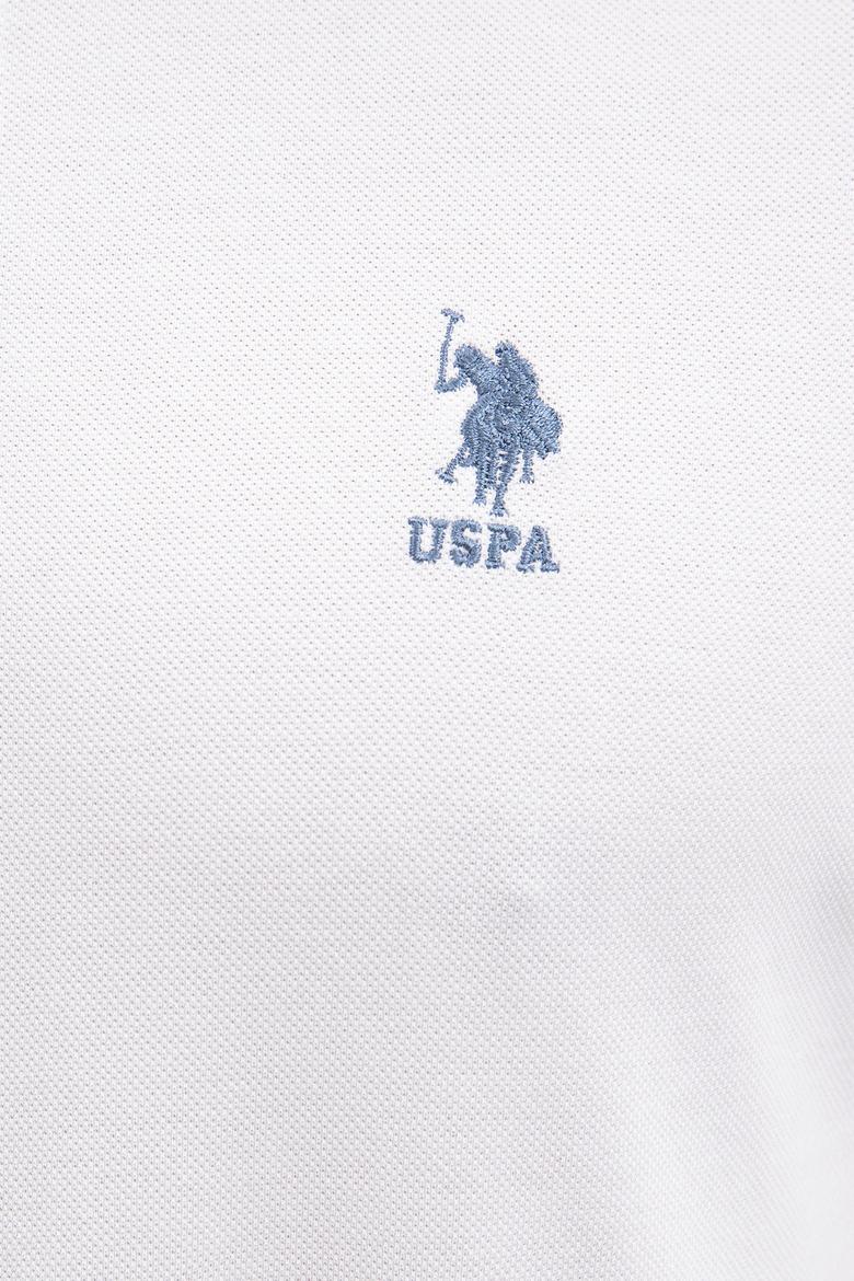 Erkek Beyaz Hakim Yaka T-Shirt - 50219112002