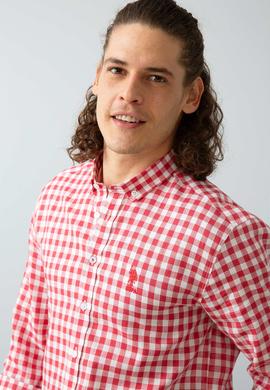 Erkek Kırmızı Gömlek Uzunkol - 50209128003