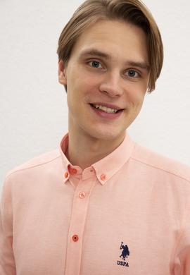 Erkek Pembe Gömlek Uzunkol Basic - 50218954036