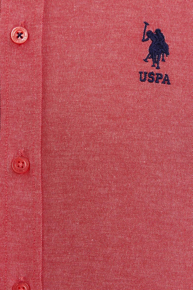 Erkek Kırmızı Uzun Kollu Basic Gömlek - 50218954072