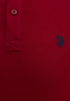 Erkek Bordo Basic Polo Yaka Tişört - 50217612330