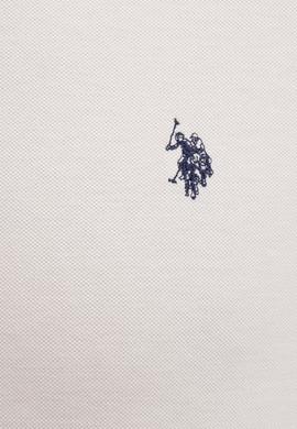 Erkek Ekru Basic Polo Yaka Tişört - 50217612331