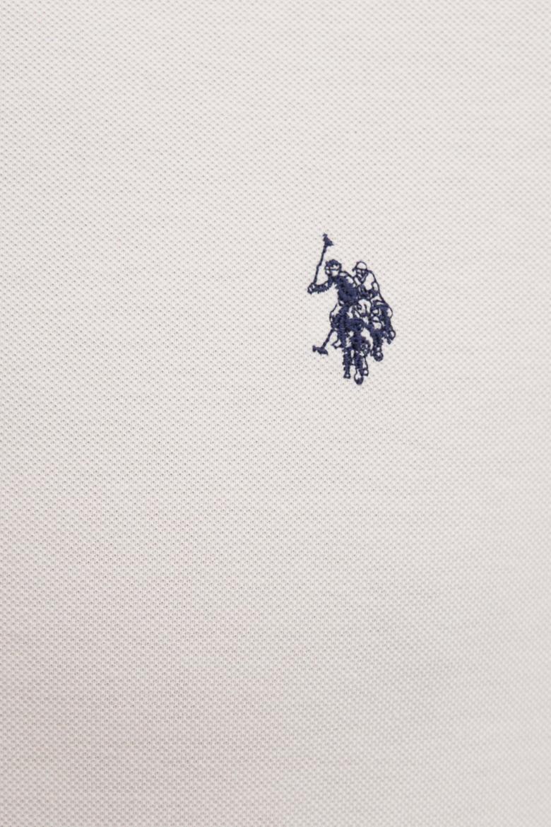 Erkek Ekru Basic Polo Yaka Tişört - 50217612331