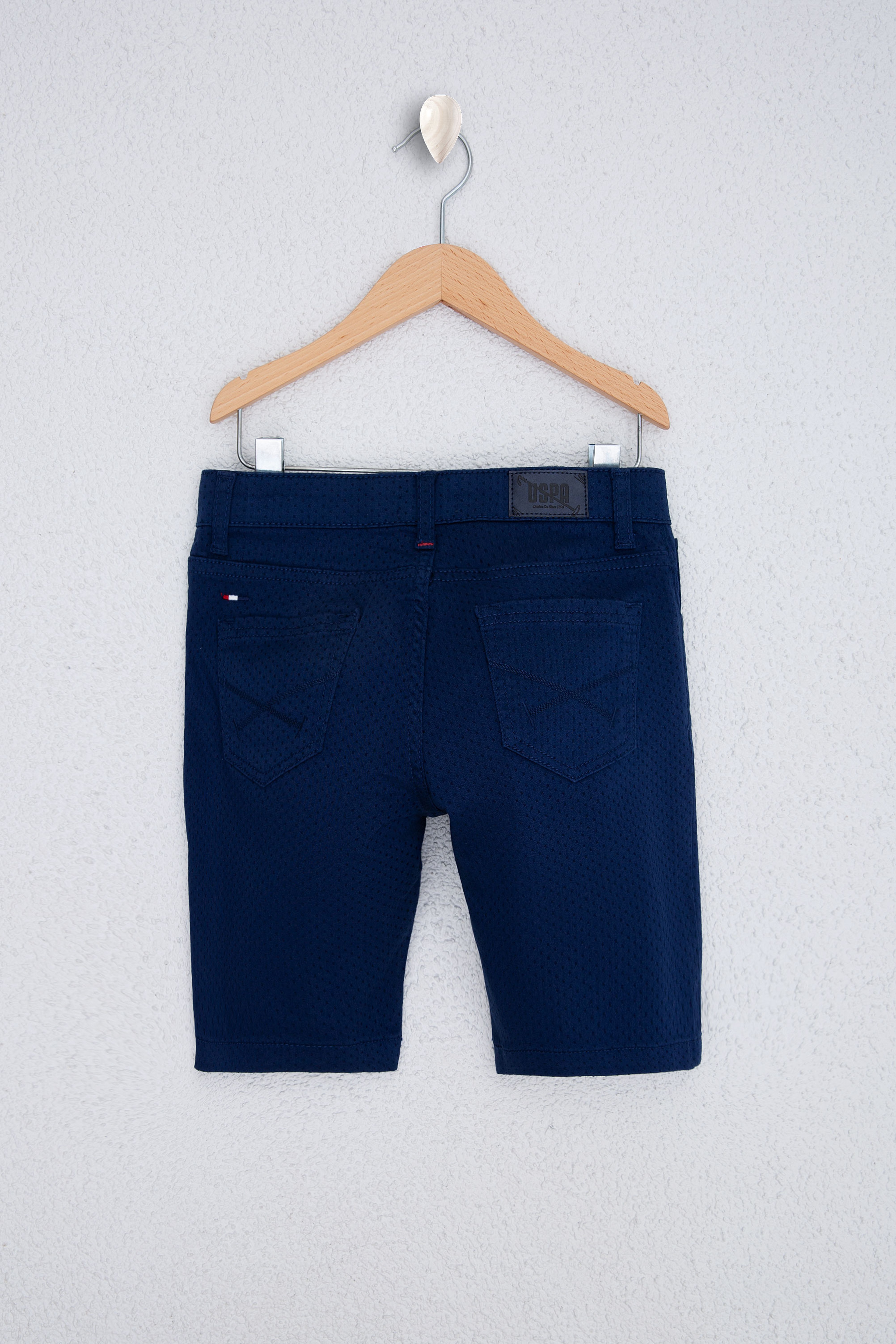 Erkek Çocuk Mavi Denim Bermuda - Image 2