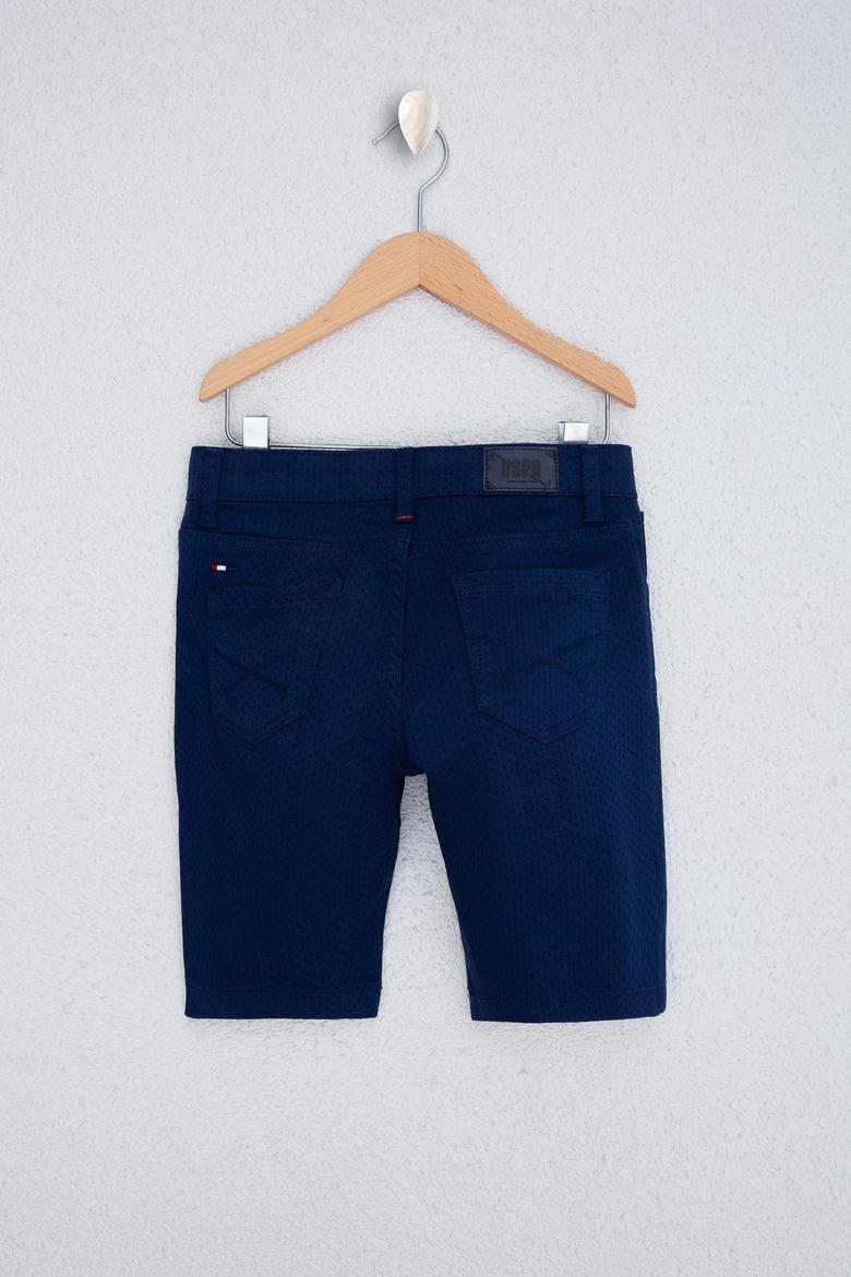 Erkek Çocuk Mavi Denim Bermuda - 50202241009