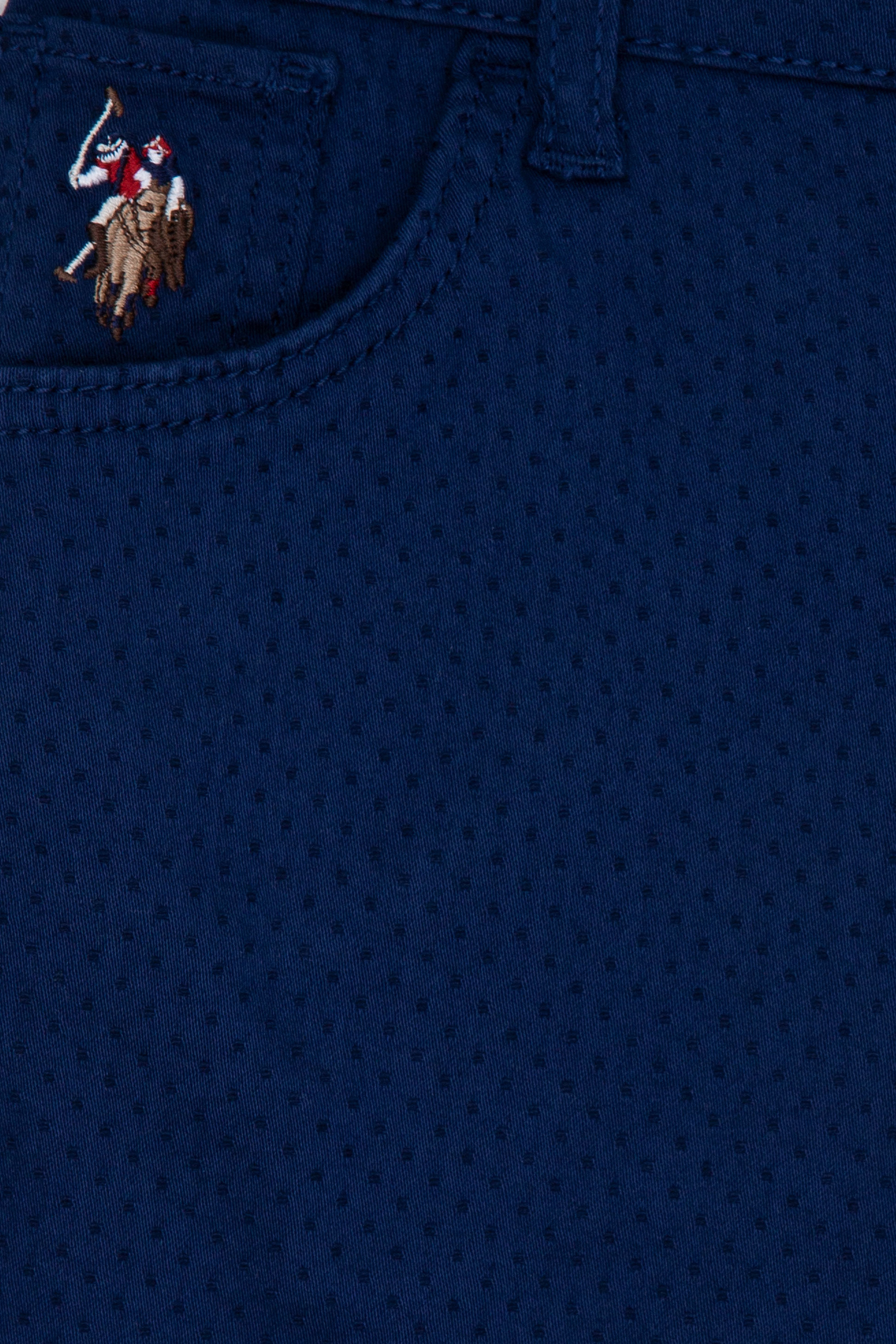Erkek Çocuk Mavi Denim Bermuda - Image 3