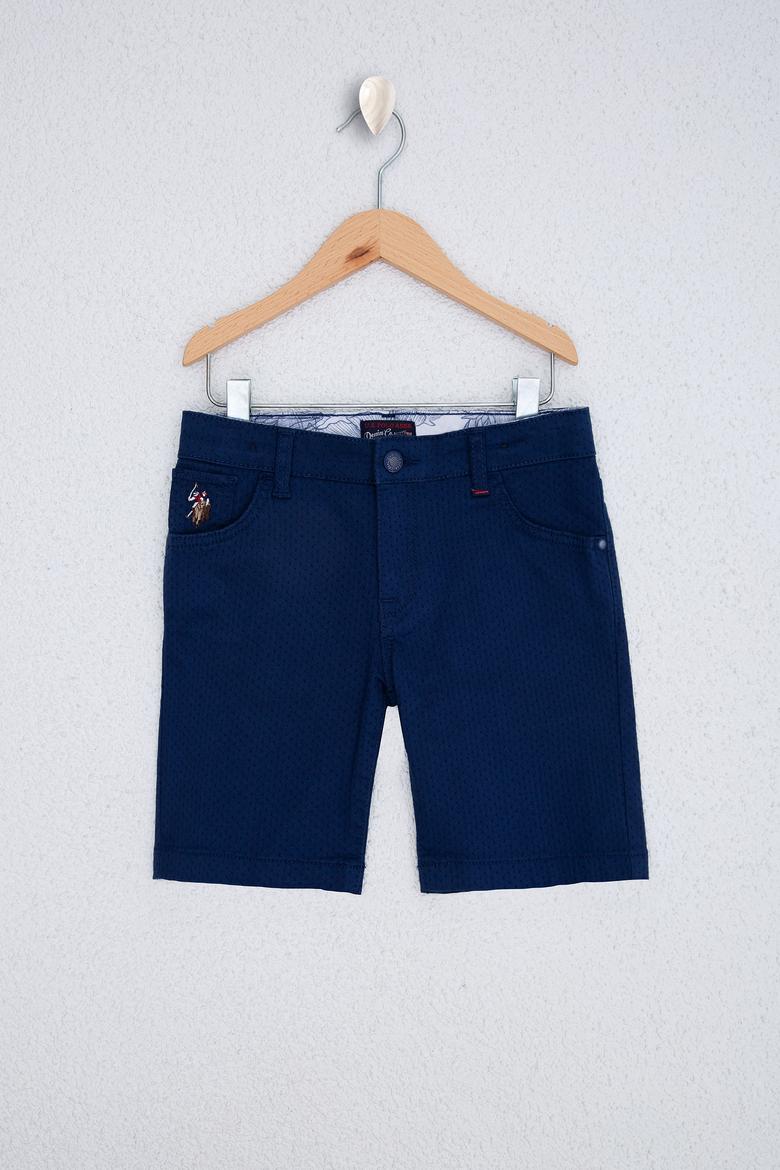 Erkek Çocuk Mavi Denim Bermuda